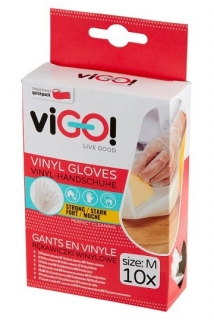 Vigo! jednorázové vinylové rukavice 10 ks vel. M