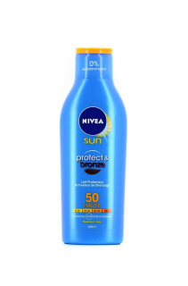 Nivea Sun Protect & Bronze mléko na opalování SPF50 200 ml