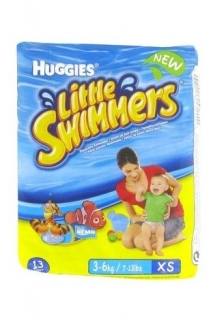 Huggies plenky do vody Little Swimmers XS (3-6 kg) 13 ks