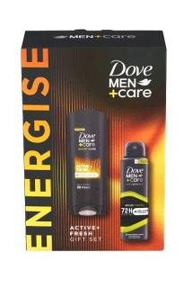 Dove Men dárková kazeta Energise (sprchový gel 250ml + deospray 150ml)
