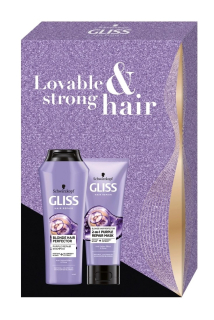 Gliss dárková kazeta Blonde Hair Perfector (šampon 250 ml + maska 200 ml)