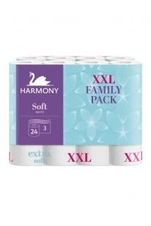 Harmony toaletní papír 24 rolí (3 vrstvý) Soft White