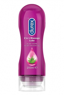 Durex 2in1 masážní gel a lubrikant 200 ml Aloe Vera