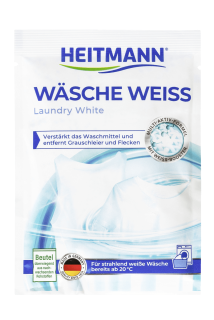 Heitmann prášek 50 g Laundry White pro praní a bělení prádla