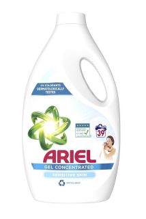 Ariel gel 39 pracích dávek Sensitive Skin 2,145 l