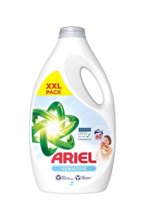 Ariel gel 60 pracích dávek Sensitive Skin 3 l
