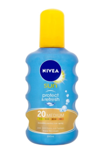 Nivea Sun Protect & Refresh neviditelný sprej na opalování SPF20 200 ml
