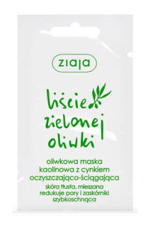Ziaja pleťová maska stahující s kaolínem 7 ml Olivové listí 