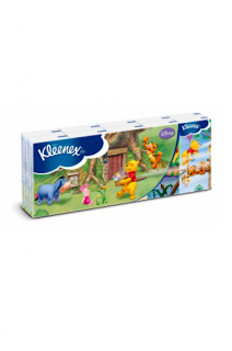 Kleenex papírové kapesníčky 10x10 ks 3-vrstvé Kids Disney