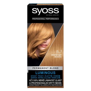 Syoss barva na vlasy Professional Performance 8-7 Medově plavý