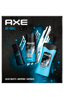 Axe dárková kazeta Ice Chill (EDT 50 ml + sprchový gel 250 ml + deospray 150 ml)