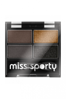 Miss Sporty oční stíny Colour Quattro 3,2 g 414 100% Smokey