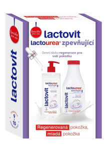 Lactovit dárková kazeta LactoUrea Zpevňující péče (tělové mléko + sprchový gel)